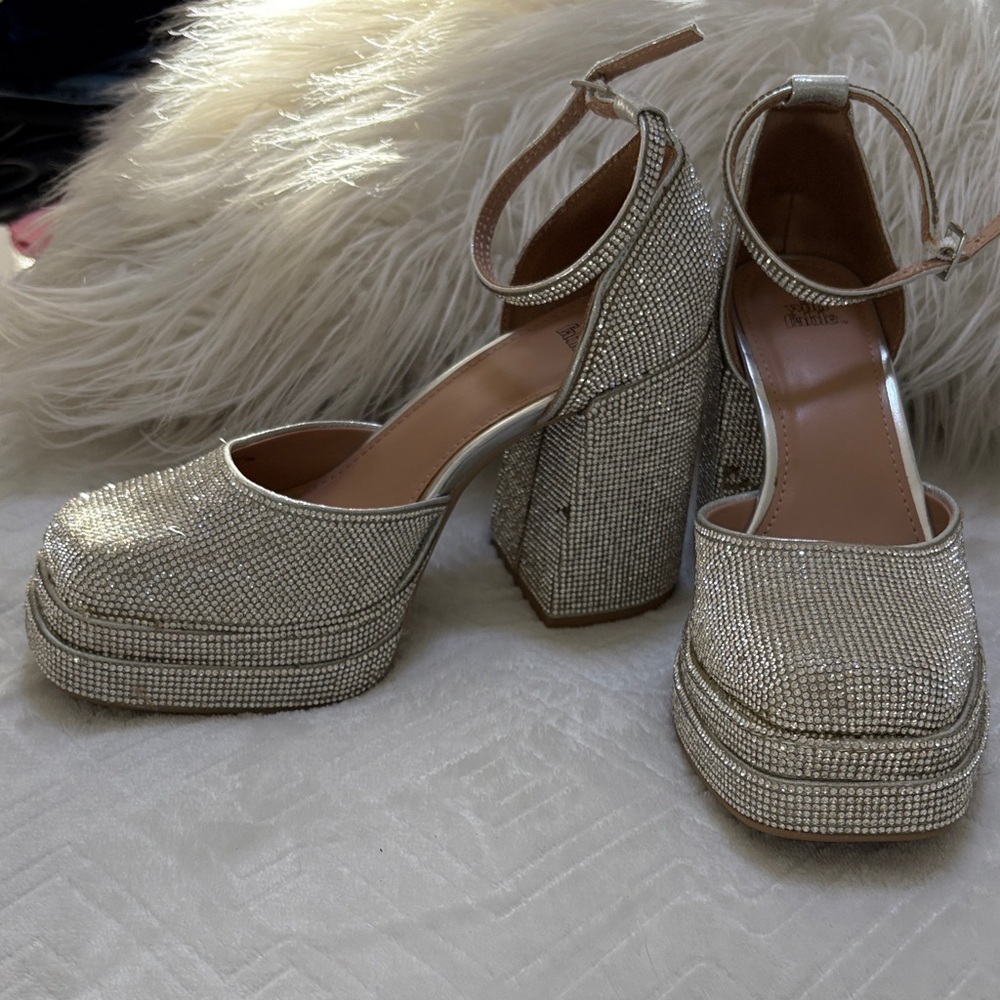 Wild Fable rhinestone platform shoes